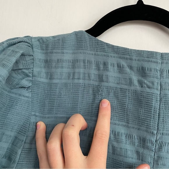 Tularosa Nanette Cut Out Midi Dress in Dusty Blue Women's Sundress Small - Picture 15 of 15